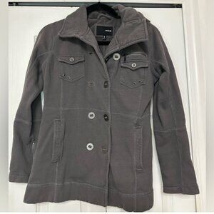 Hurley pea coat/ military style jacket size small